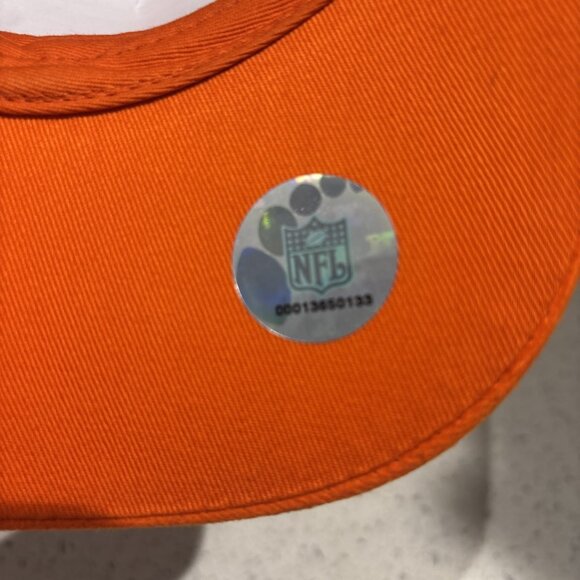 CINCINNATTI BENGALS NFL ADJUSTABLE HAT 100% COTTON (NEW w/ TAG) - Picture 7 of 8